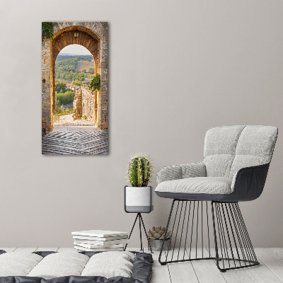 Fotografie imprimată pe sticlă Toscana