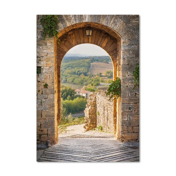 Fotografie imprimată pe sticlă Toscana