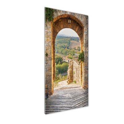 Fotografie imprimată pe sticlă Toscana