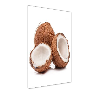 Tablou pe pe sticlă nucă de cocos