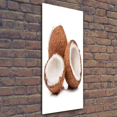 Tablou pe pe sticlă nucă de cocos