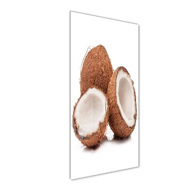 Tablou pe pe sticlă nucă de cocos