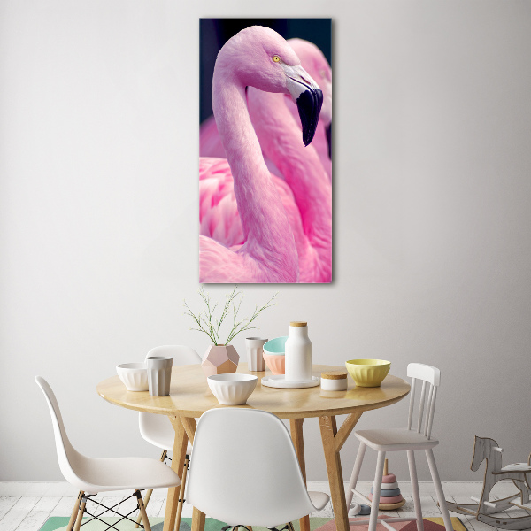 Imagine de sticlă Flamingos