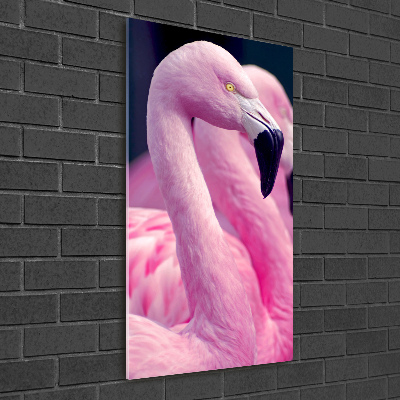 Imagine de sticlă Flamingos