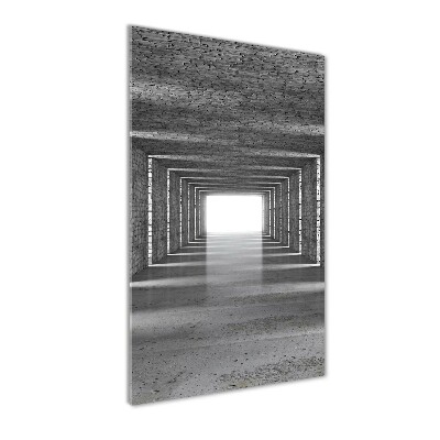 Fotografie imprimată pe sticlă tunel Cărămidă