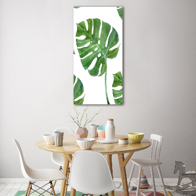 Tablou din Sticlă Monstera