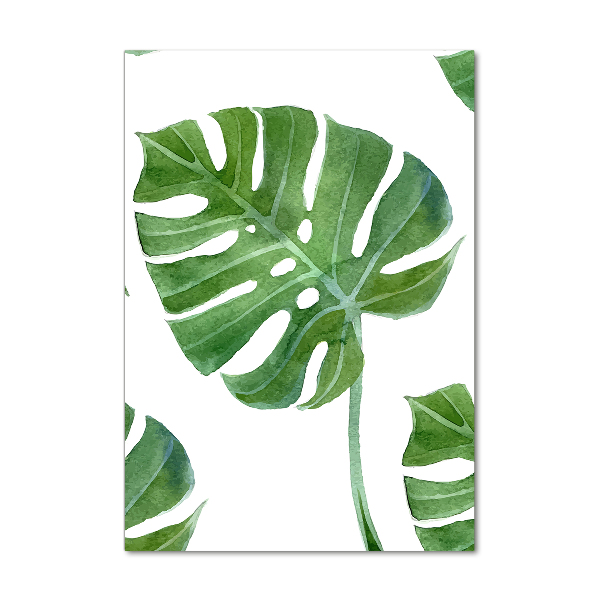 Tablou din Sticlă Monstera