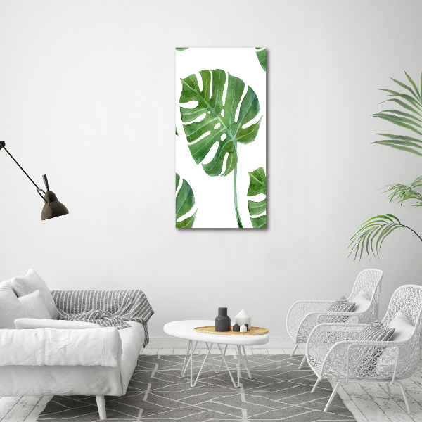 Tablou din Sticlă Monstera