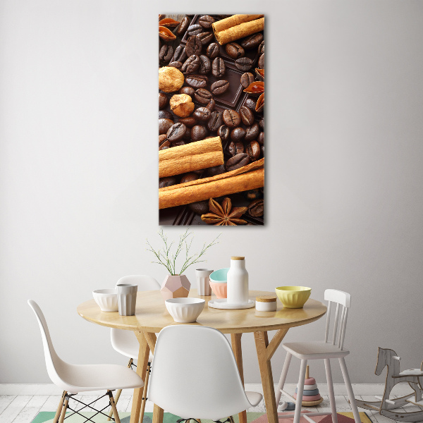 Imagine de sticlă Ciocolata neagra