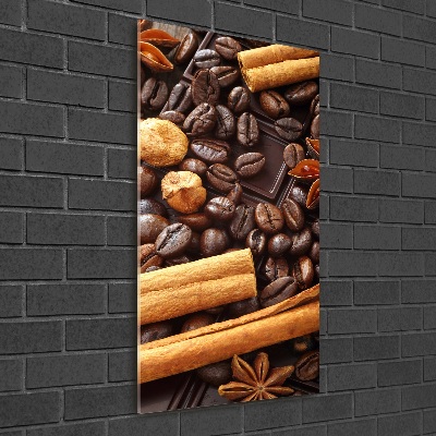 Imagine de sticlă Ciocolata neagra