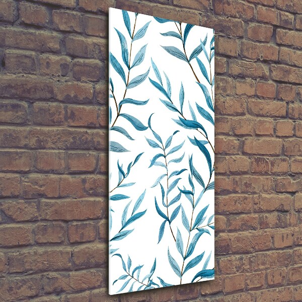 Tablou din Sticlă Frunze