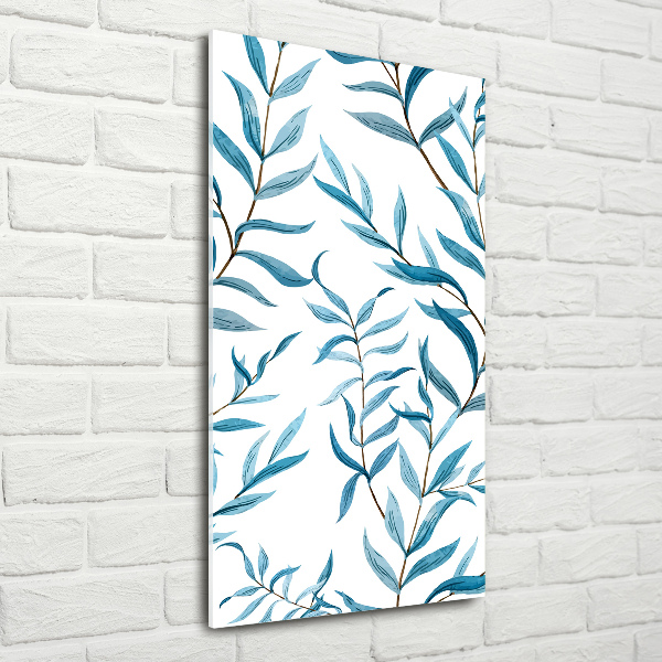 Tablou din Sticlă Frunze