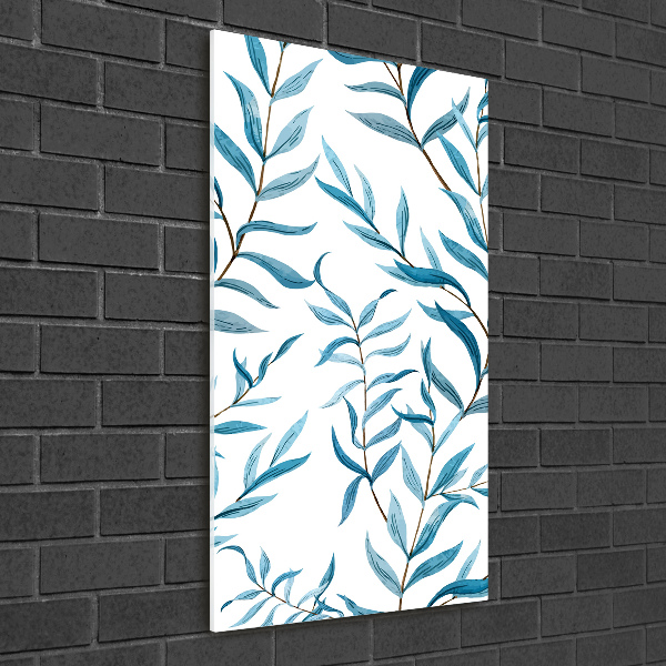 Tablou din Sticlă Frunze