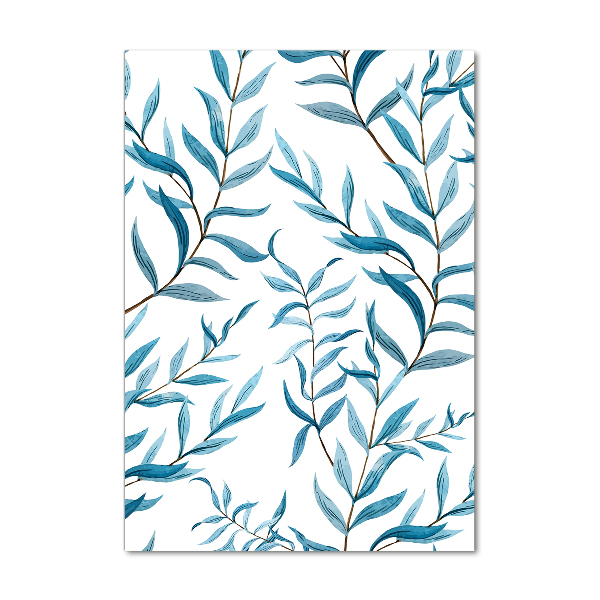 Tablou din Sticlă Frunze