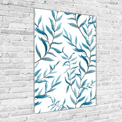 Tablou din Sticlă Frunze