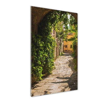 Tablou din Sticlă străzile italiene