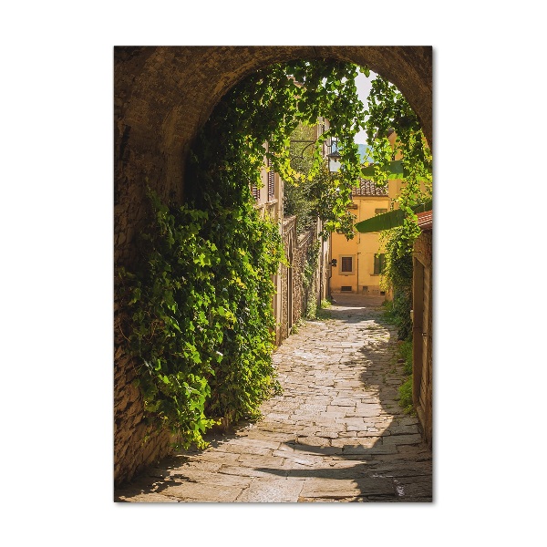 Tablou din Sticlă străzile italiene