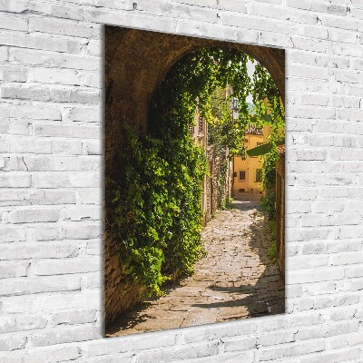 Tablou din Sticlă străzile italiene