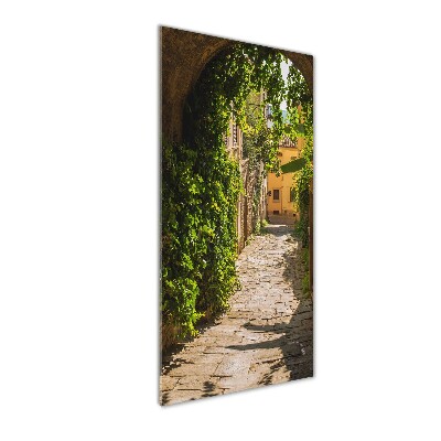 Tablou din Sticlă străzile italiene