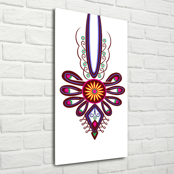 Tablou pe pe sticlă model popular polonez