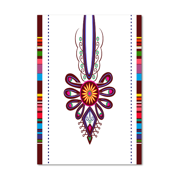 Tablou pe pe sticlă model popular polonez