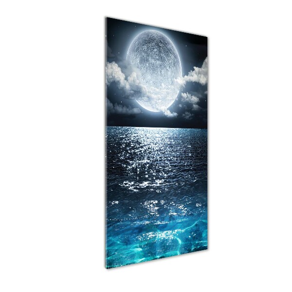 Fotografie imprimată pe sticlă lună plină