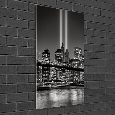 Fotografie imprimată pe sticlă Manhattan New York City