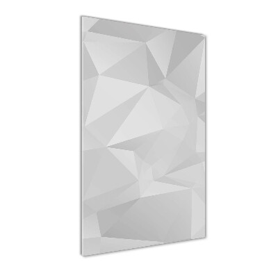 Tablou din Sticlă triunghiuri abstractizare