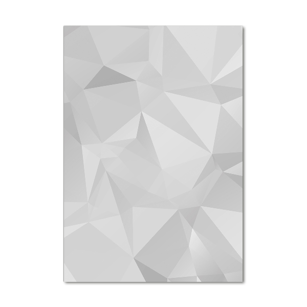 Tablou din Sticlă triunghiuri abstractizare