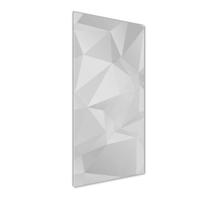 Tablou din Sticlă triunghiuri abstractizare