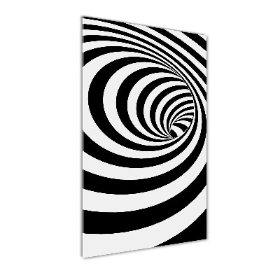 Tablou Printat Pe Sticlă în spirală benzi
