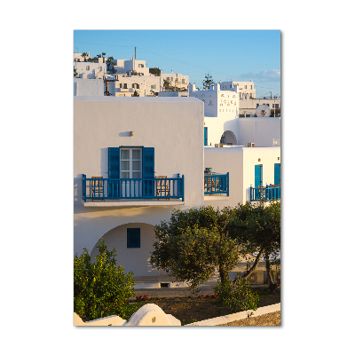 Tablou pe pe sticlă Mykonos Grecia