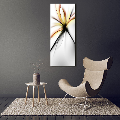 Fotografie imprimată pe sticlă floare abstract