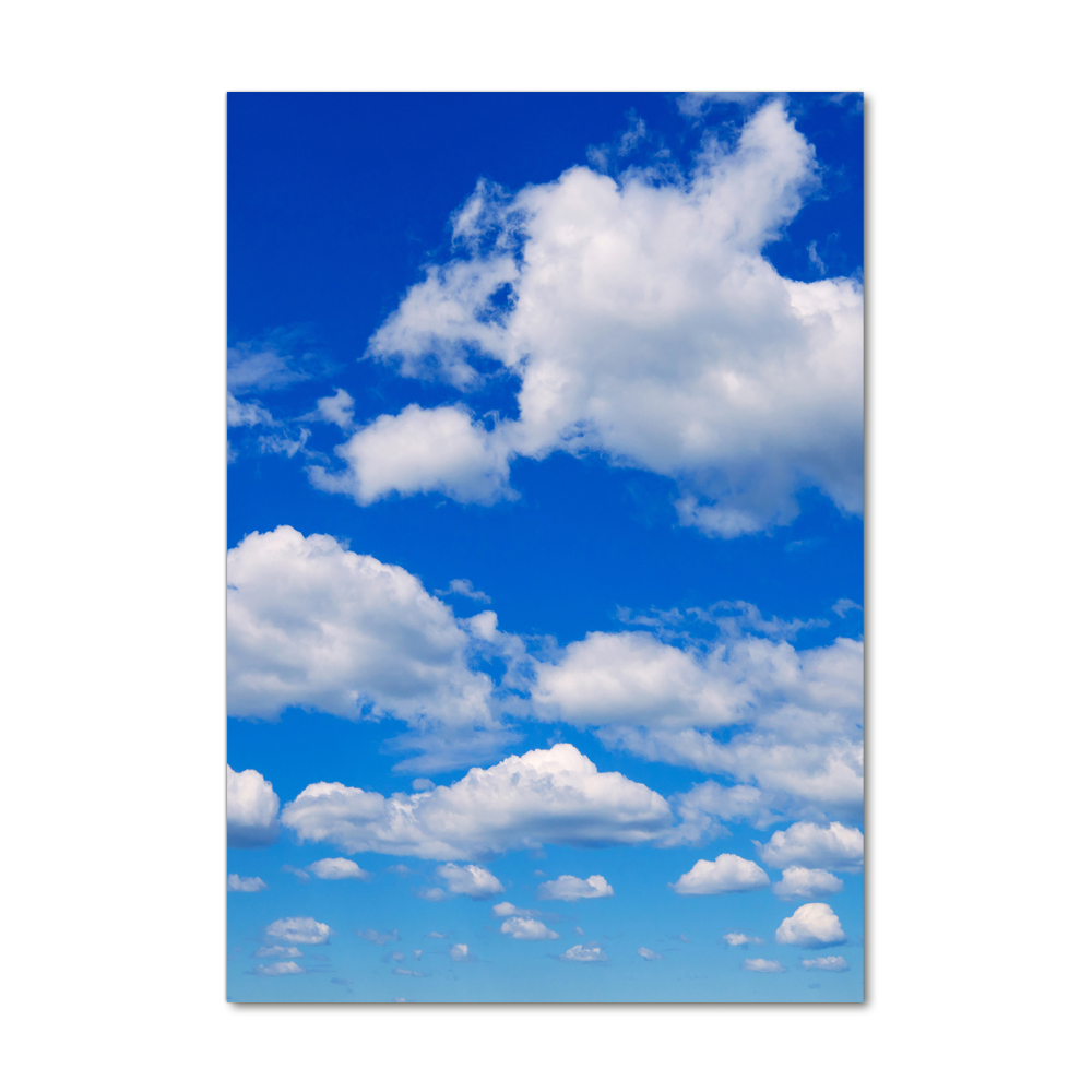 Fotografie imprimată pe sticlă Nori pe cer