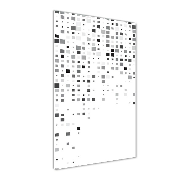 Tablou Printat Pe Sticlă pătrate abstracte