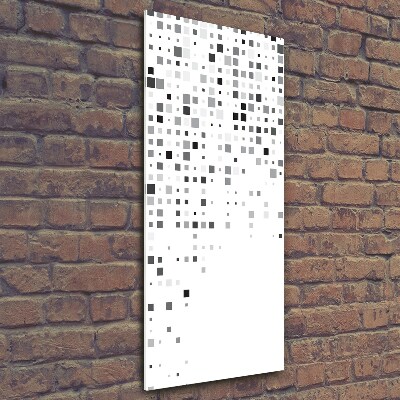 Tablou Printat Pe Sticlă pătrate abstracte