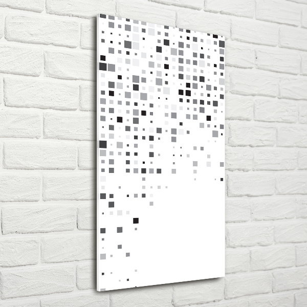 Tablou Printat Pe Sticlă pătrate abstracte