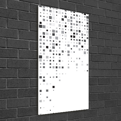 Tablou Printat Pe Sticlă pătrate abstracte