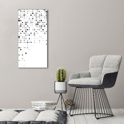 Tablou Printat Pe Sticlă pătrate abstracte