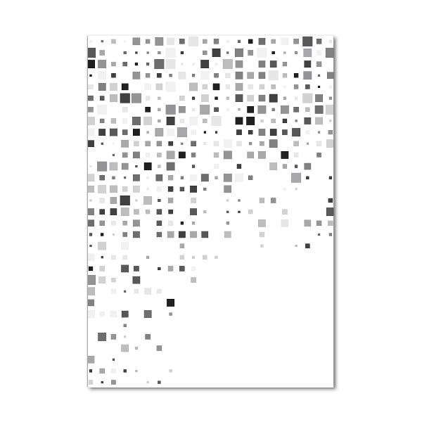 Tablou Printat Pe Sticlă pătrate abstracte