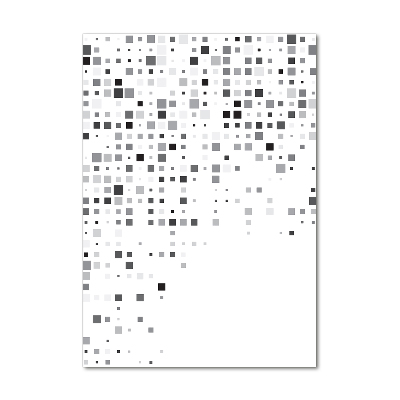 Tablou Printat Pe Sticlă pătrate abstracte