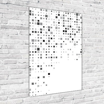 Tablou Printat Pe Sticlă pătrate abstracte