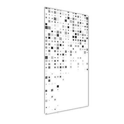 Tablou Printat Pe Sticlă pătrate abstracte