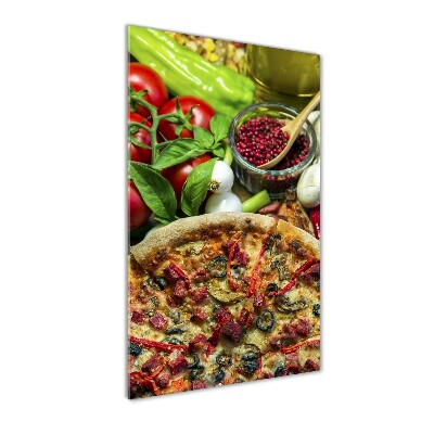 Fotografie imprimată pe sticlă Pizza