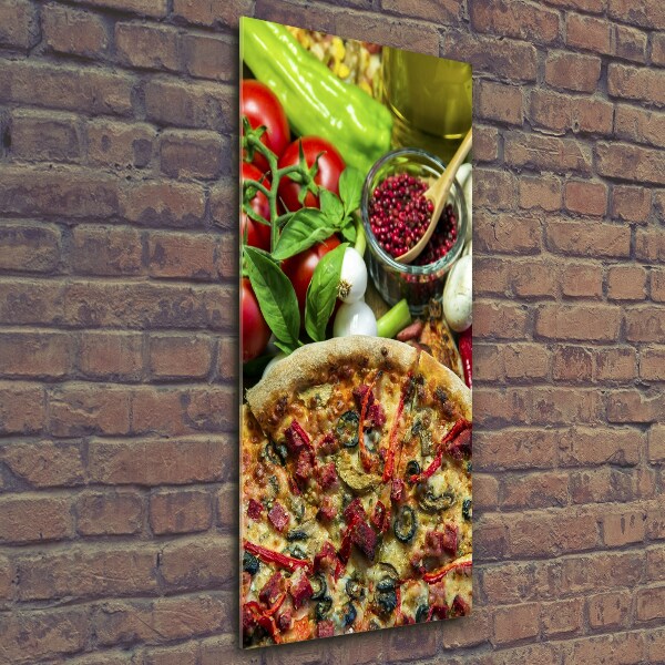 Fotografie imprimată pe sticlă Pizza