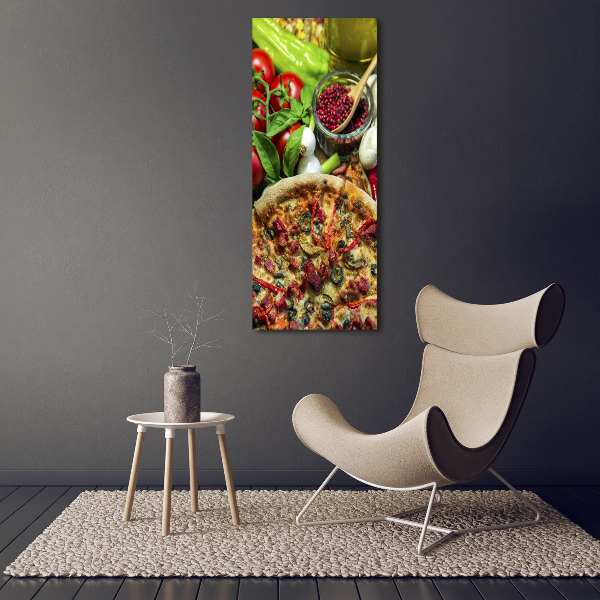 Fotografie imprimată pe sticlă Pizza