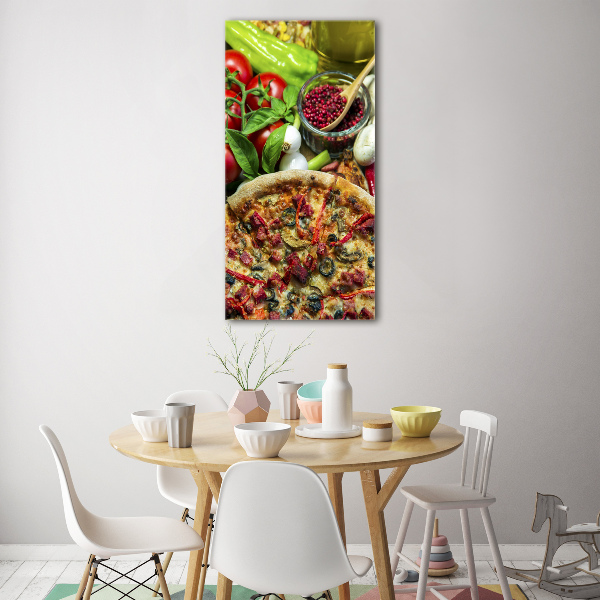 Fotografie imprimată pe sticlă Pizza