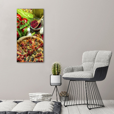 Fotografie imprimată pe sticlă Pizza