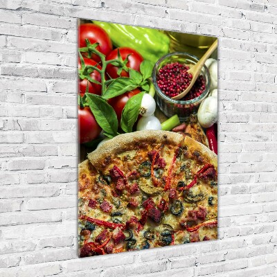 Fotografie imprimată pe sticlă Pizza