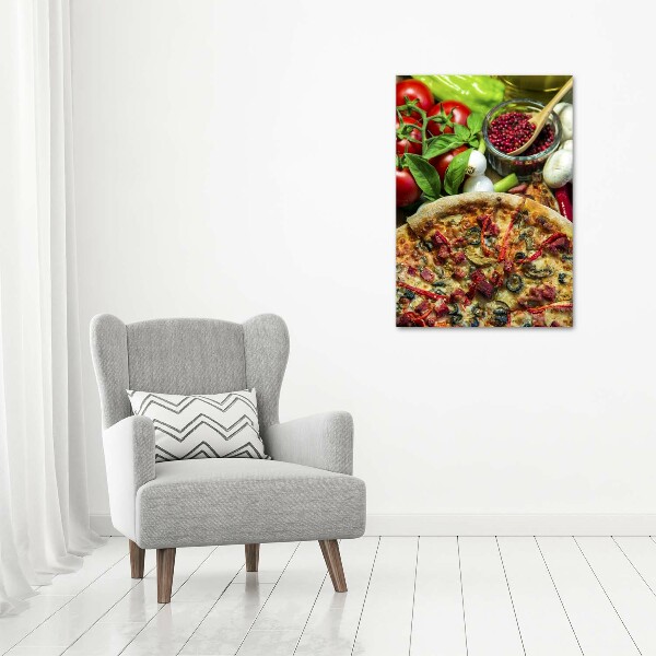 Fotografie imprimată pe sticlă Pizza